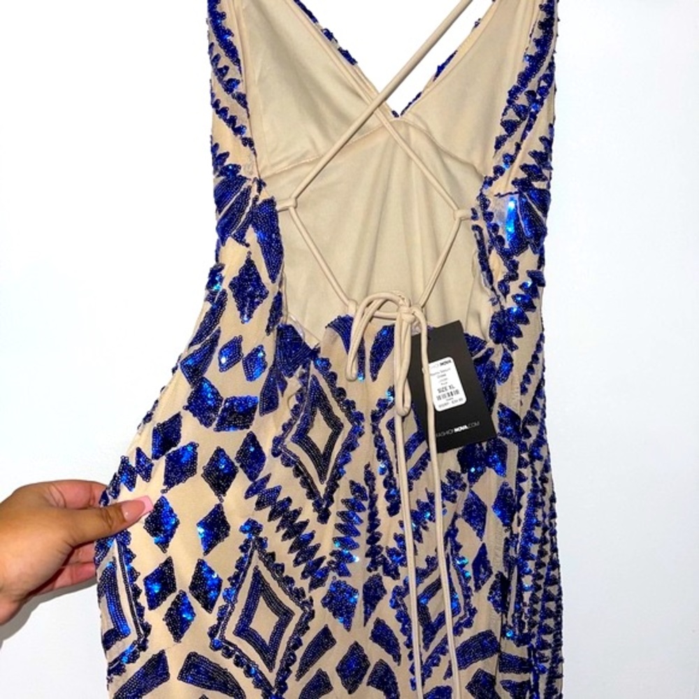 REMIX SEQUIN DRESS